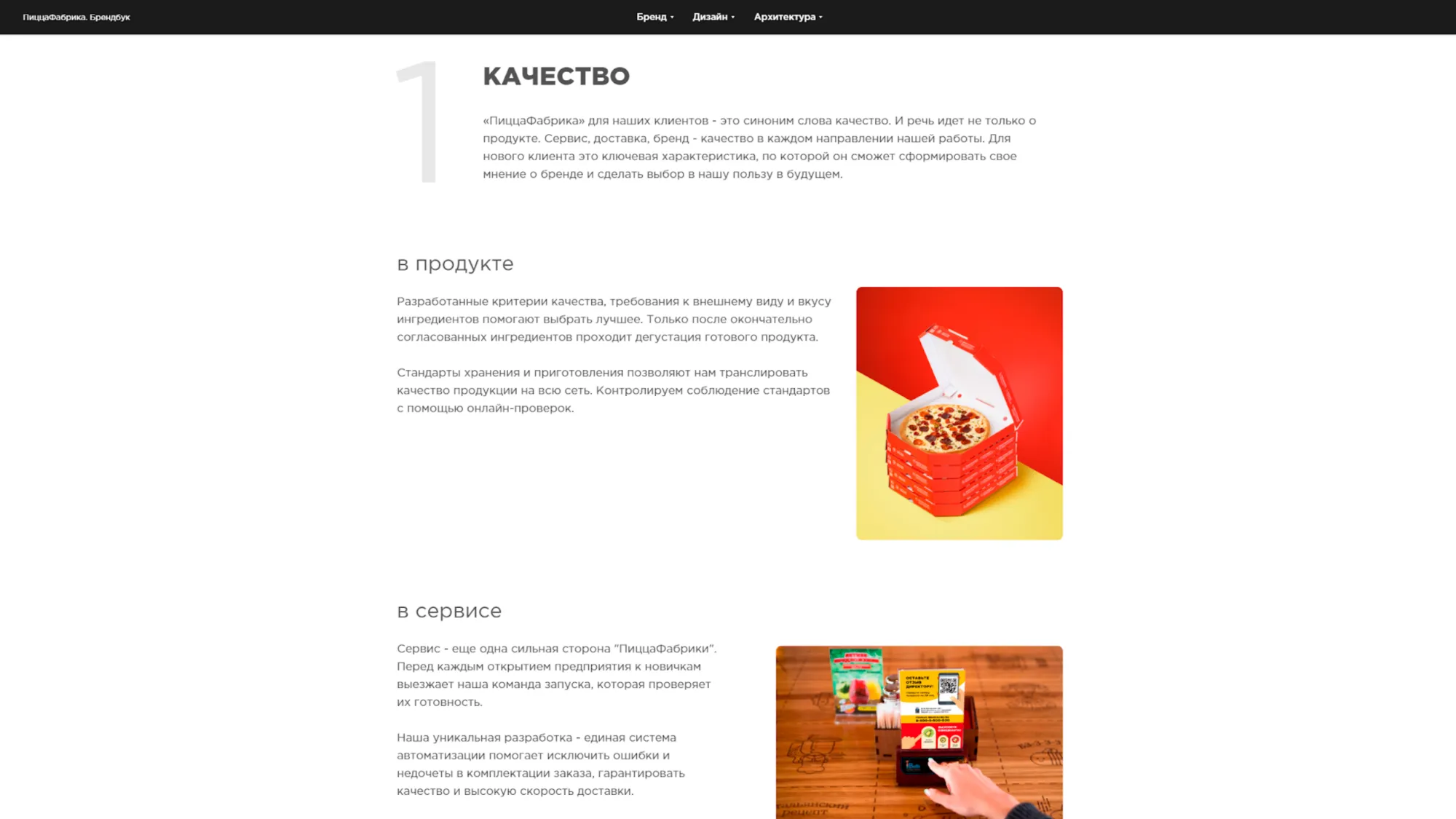 Брендбук для компании ПиццаФабрика