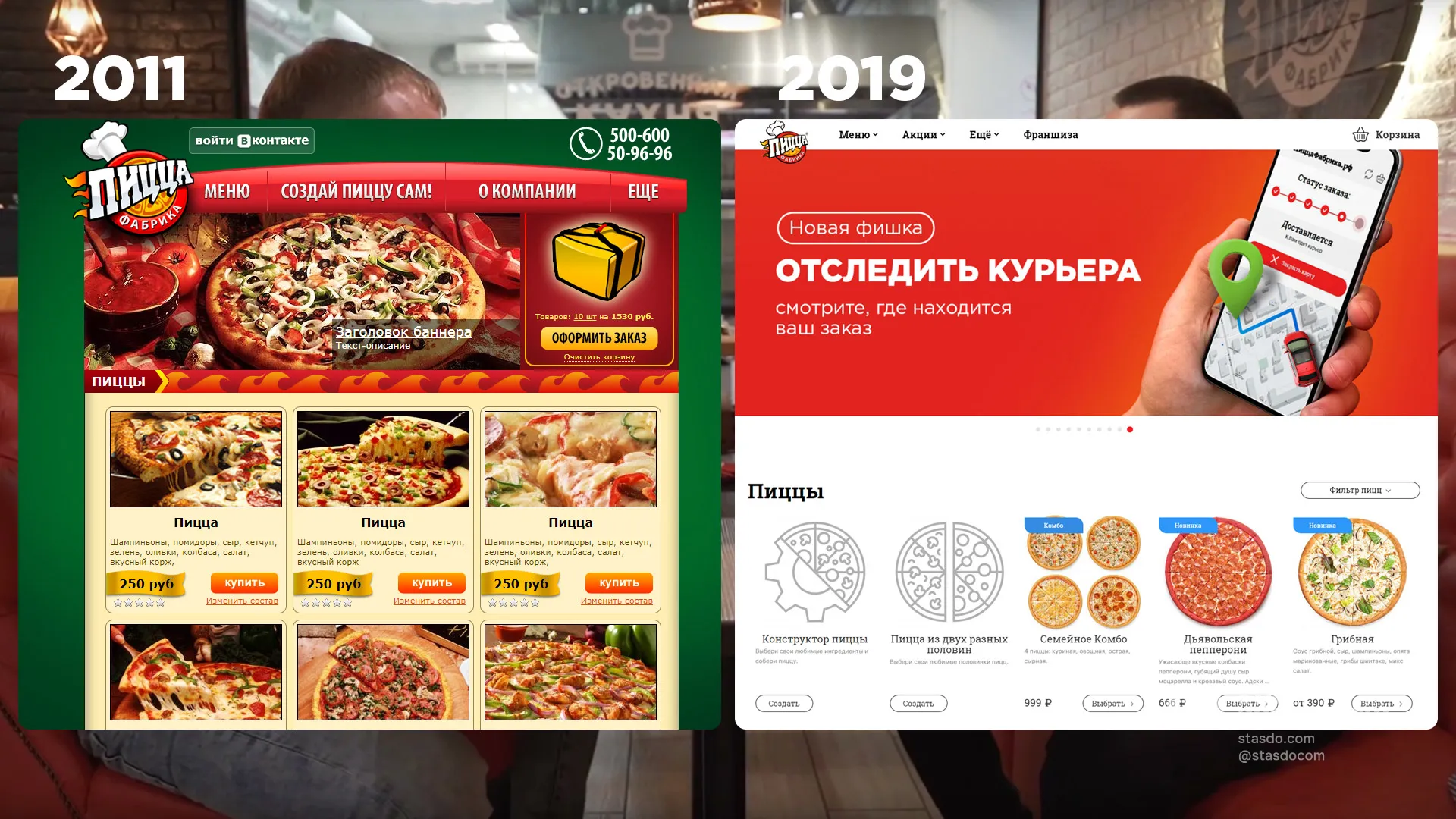 Логотип, брендинг и маркетинг франчайзинговой сети «ПиццаФабрика» с нуля
